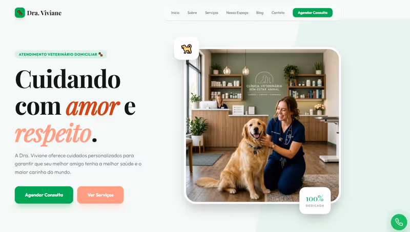 Projeto Viva Pet - Clínica Veterinária & Bem-estar